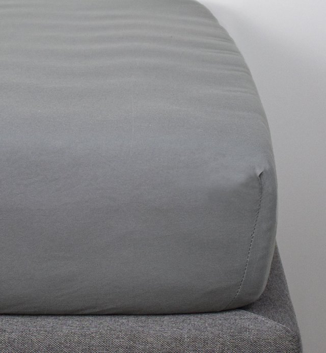 Fitted sheet Organic Cotton jersey for adult mattress