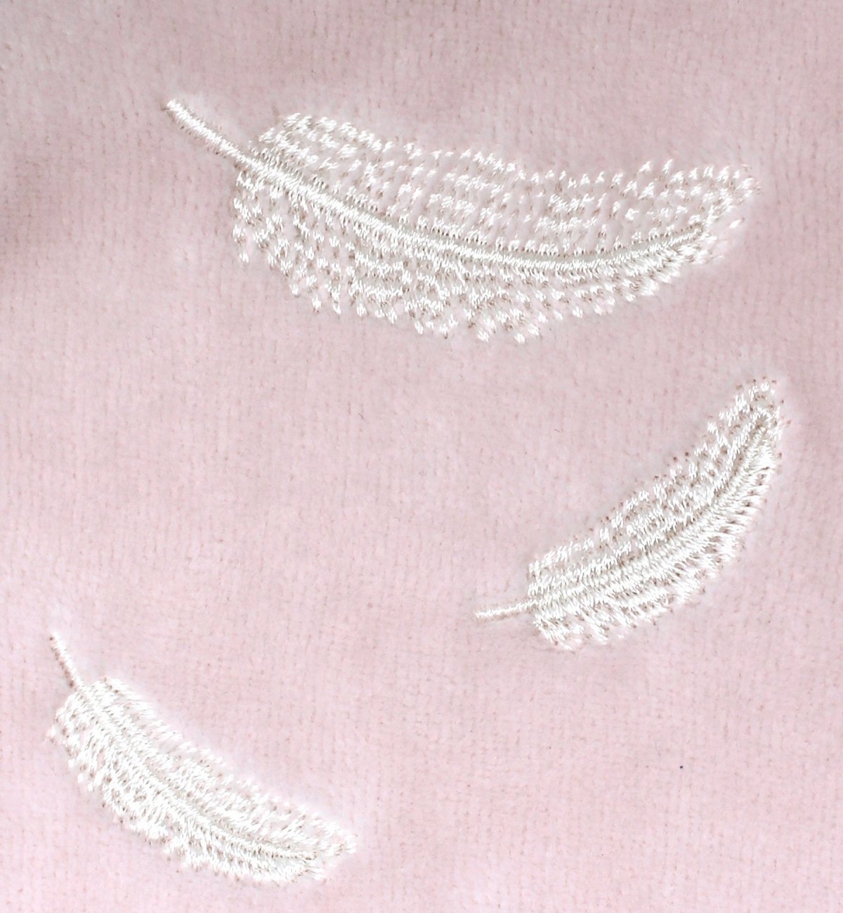 Baby pyjamas in organic cotton with white feather patterns Kadolis