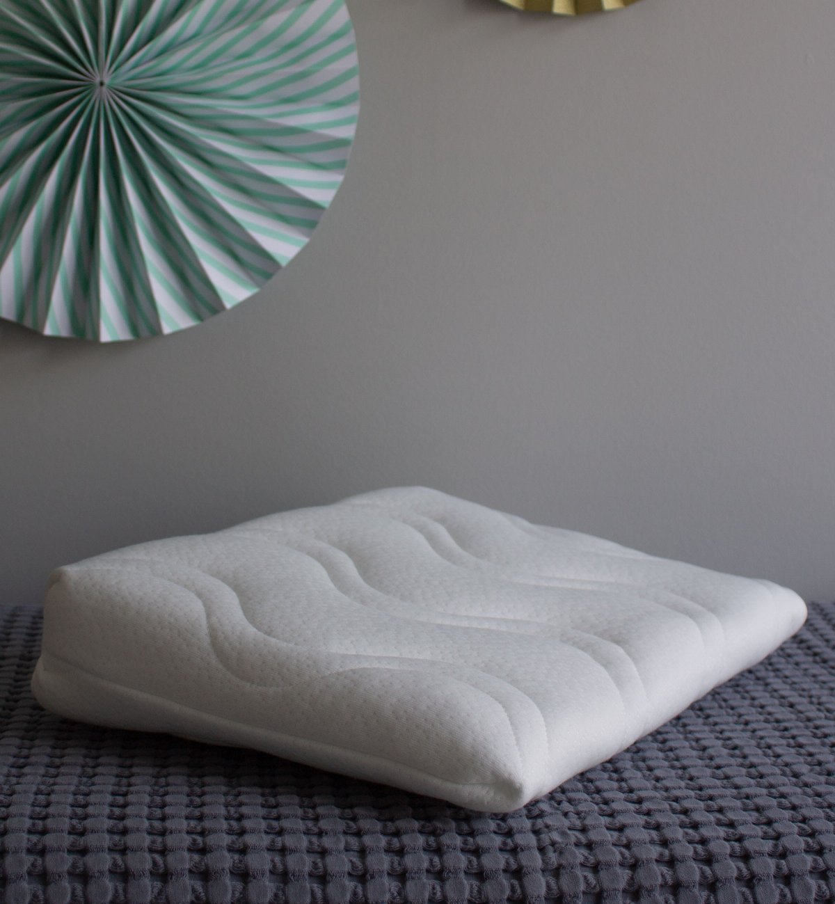 Inclined plane Aloe Vera removable cover for Cradle / Landau Kadolis