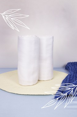 2 pañales Maxi ultra suaves en Tencel™ y algodón orgánico United