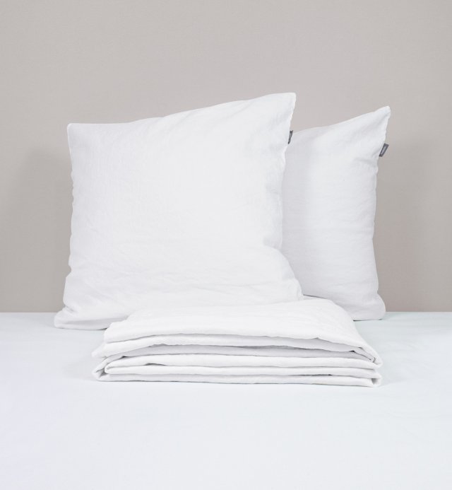 Adult duvet cover in Organic Cotton and linen + Kadolis pillowcases