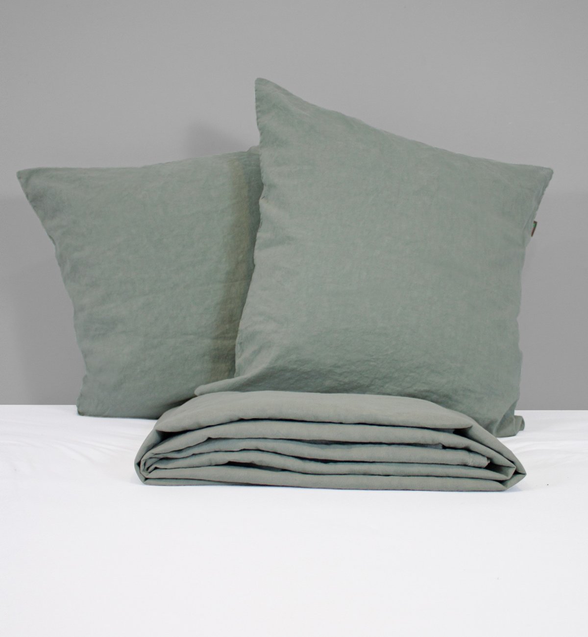 Adult duvet cover in Organic Cotton and linen + Kadolis pillowcases