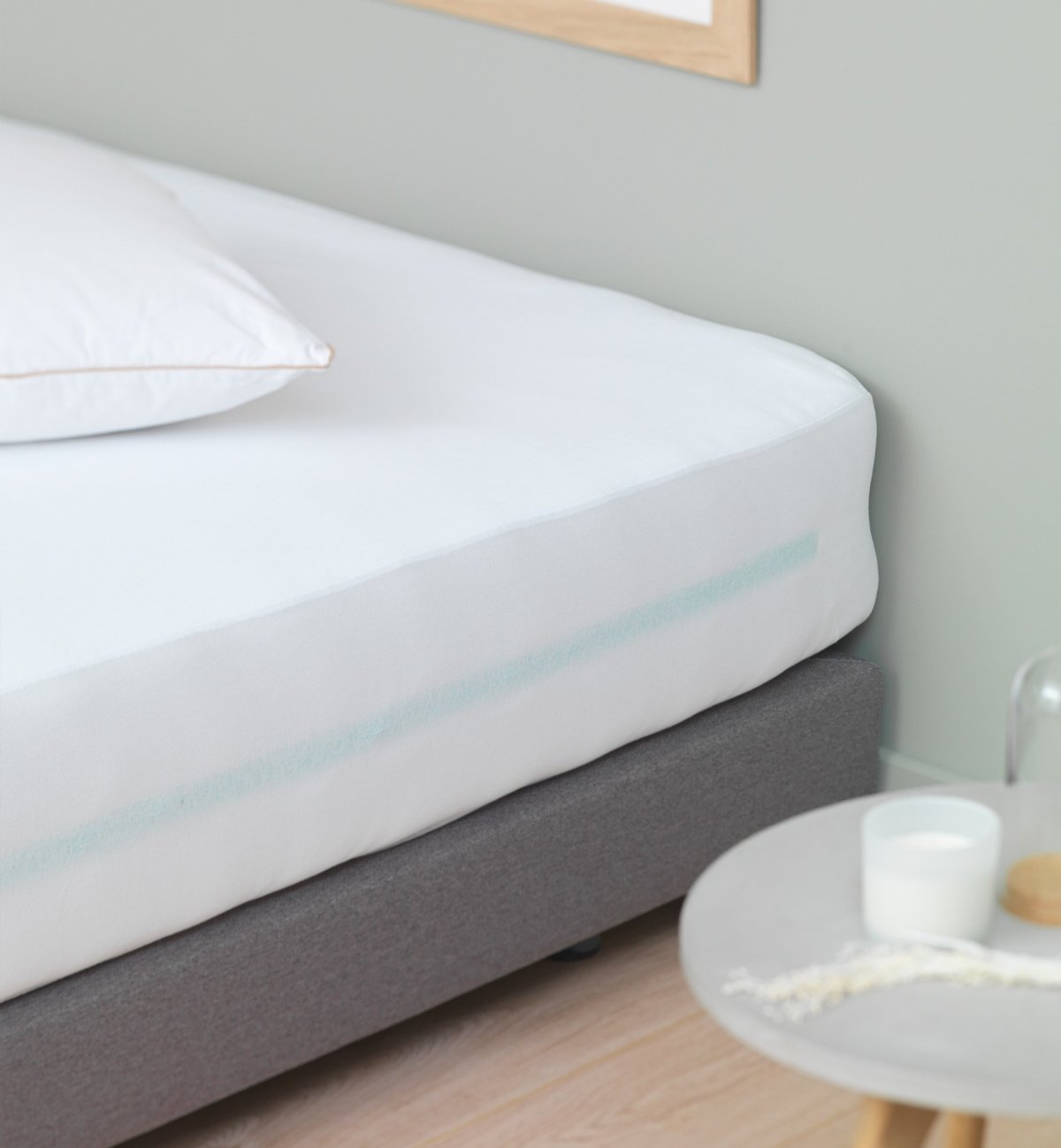 Cotton mattress sheet for baby mattresses made of Organic Cotton Kadolis without PVC