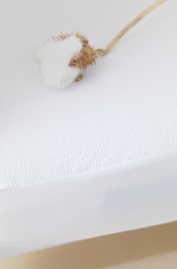 Lençol de algodão para colchões de bebé Kadolis algodão orgânico sem PVC (conjunto de 2)