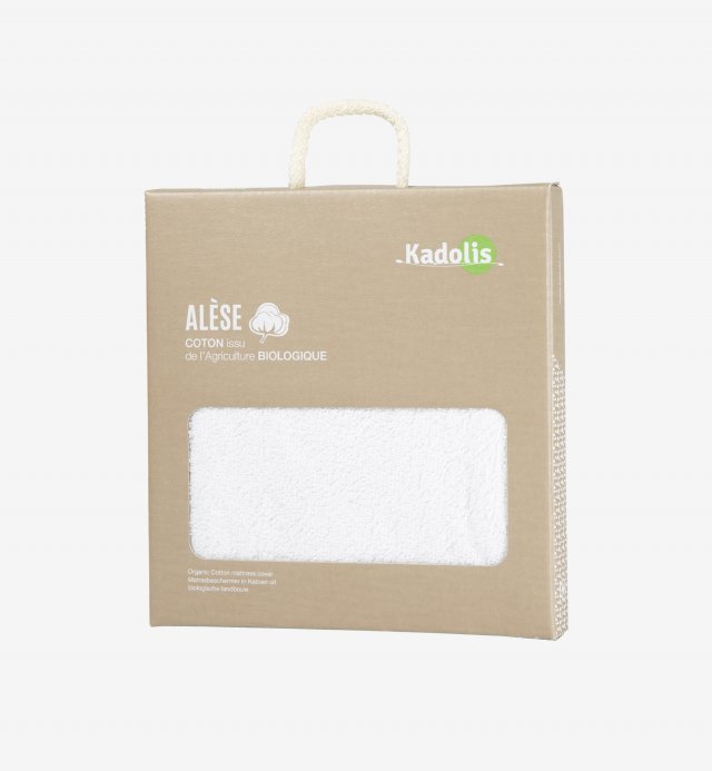 Protetor de colchão para bebé - Proteção impermeável - Algodão orgânico - OEKO-TEX® - Sem PVC