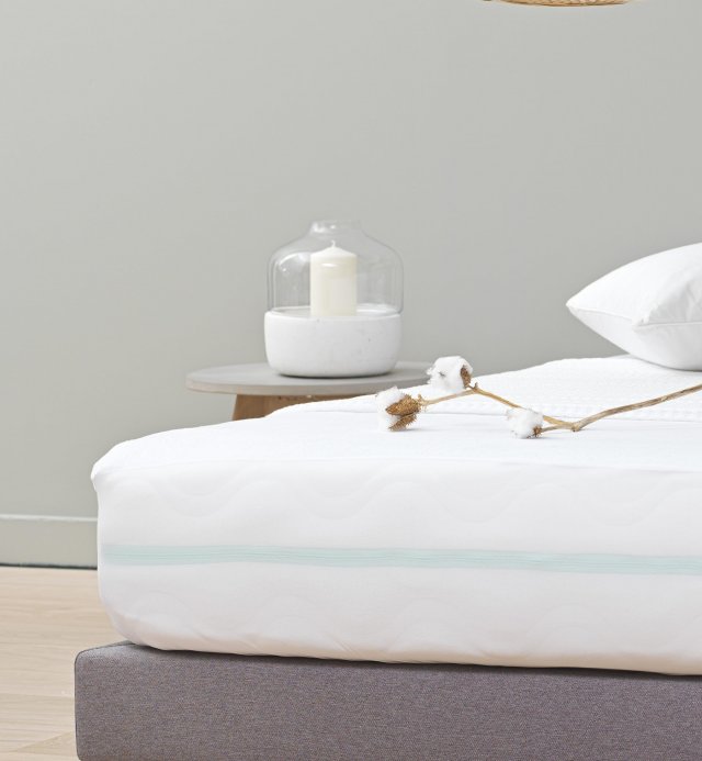 Ensemble matelas adulte, alèse et couette en matières naturelles et saines