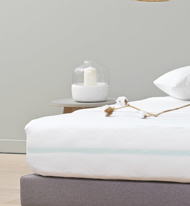 Set of 2 OEKO-TEX-certified mattress protectors for adults