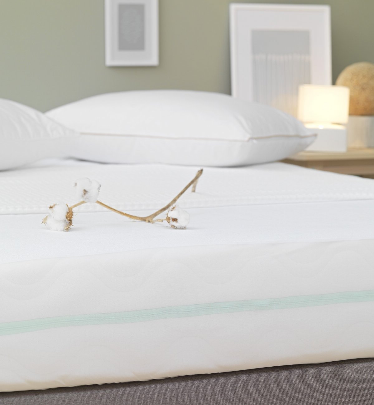 Alèse respirante imperméable en Coton Bio pour matelas adulte