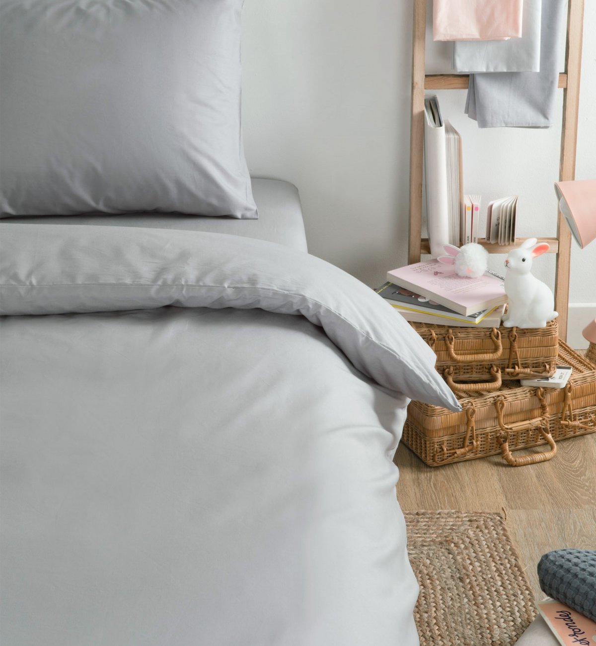 Housse de couette en Coton Bio pour lit de 90 cm