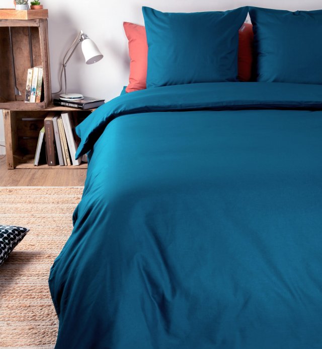 Duvet cover adult plain in Organic Cotton