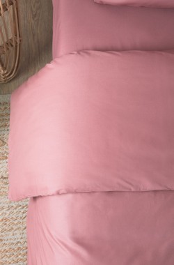 Housse de couette en Coton Bio uni pour lit adulte