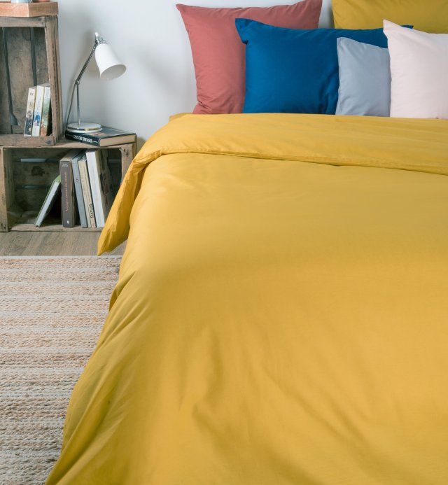 Duvet cover adult plain in Organic Cotton