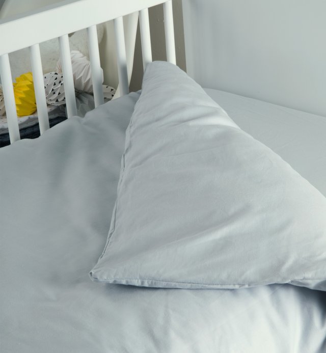 Housse de couette pour bébé unie - 100% Coton Bio 100x140cm