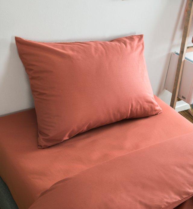 Pillowcase in plain Organic Cotton