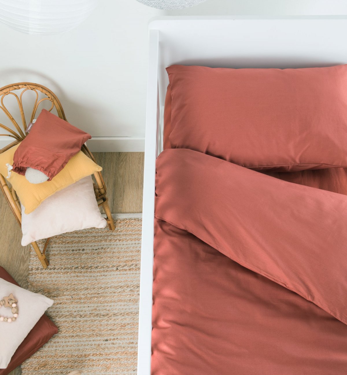 Taie d'oreiller Adulte Coton Bio couleurs aux choix
