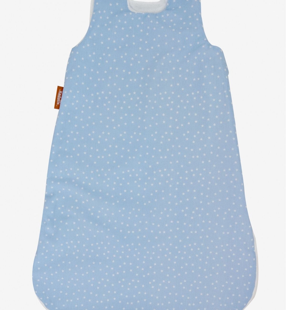 Summer sleeping bag in Organic Cotton with stars pattern and pocket Kadolis