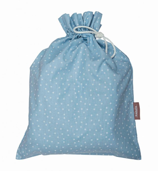 Sommerschlafsack aus Bio-Baumwolle mit Sternenmuster und Tasche