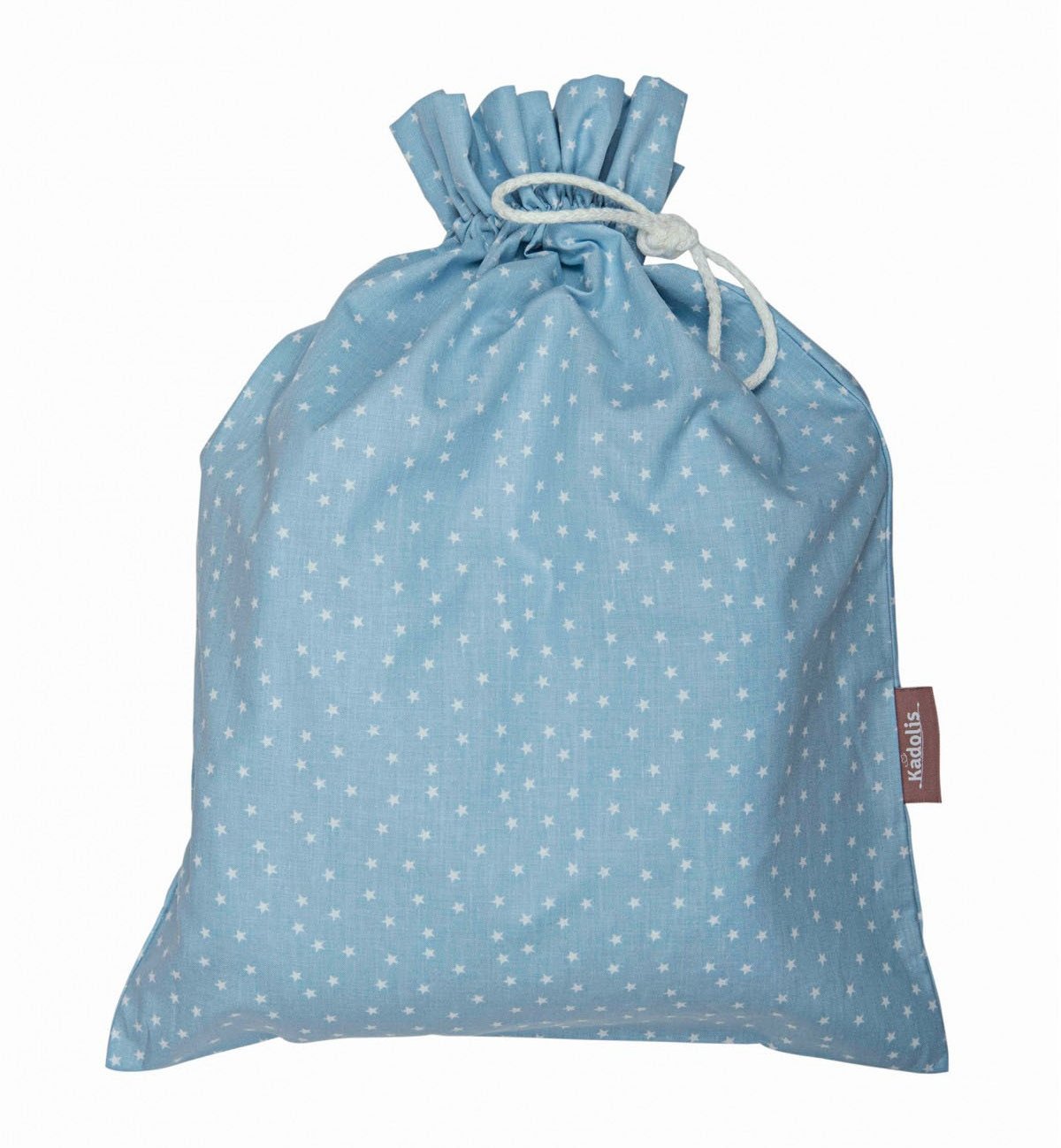 Summer sleeping bag in Organic Cotton with stars pattern and pocket Kadolis