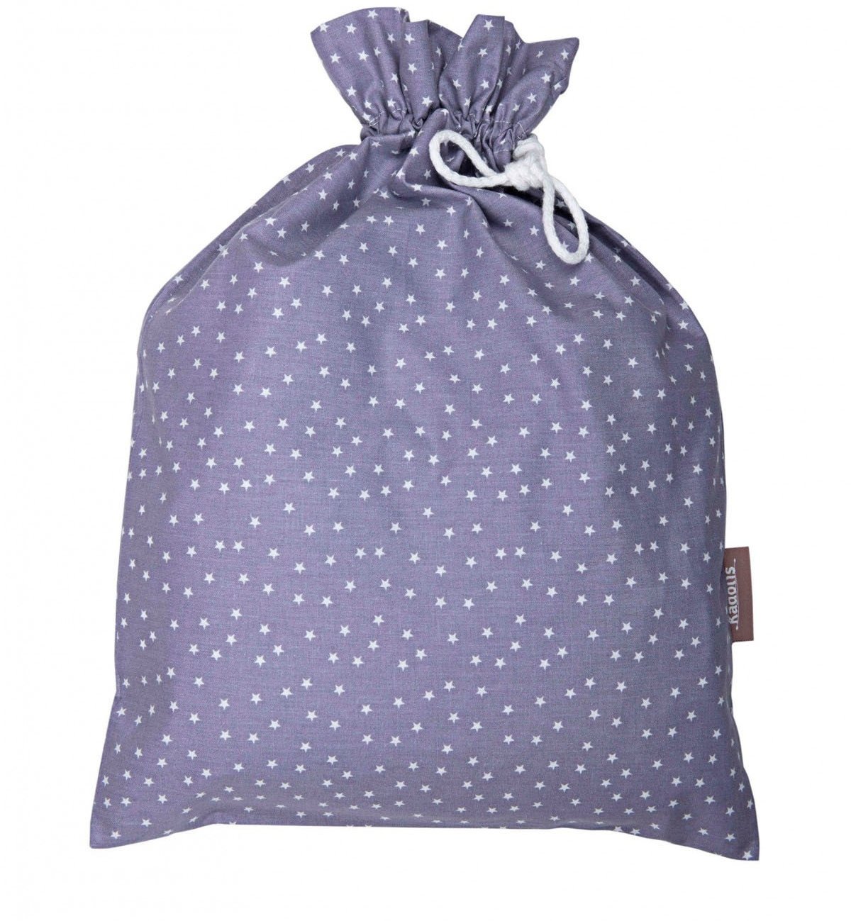 Summer sleeping bag in Organic Cotton with stars pattern and pocket Kadolis